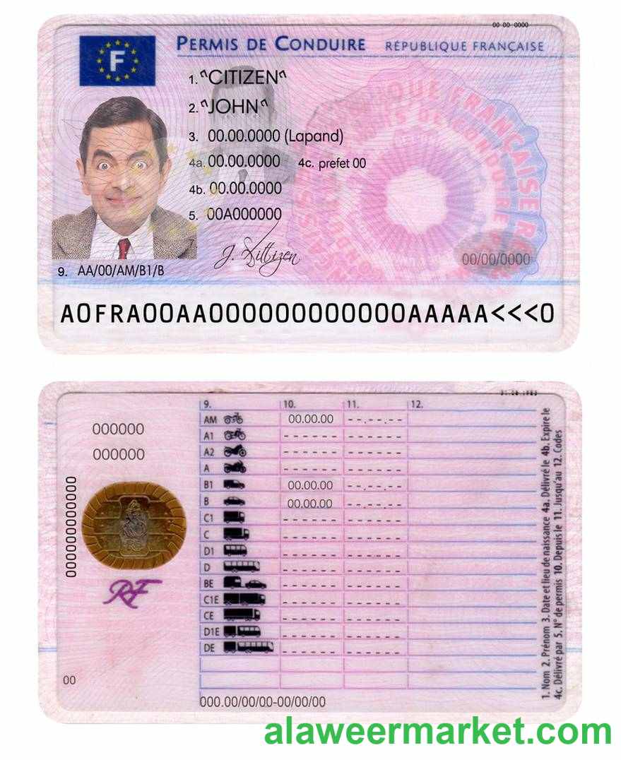 France driving license